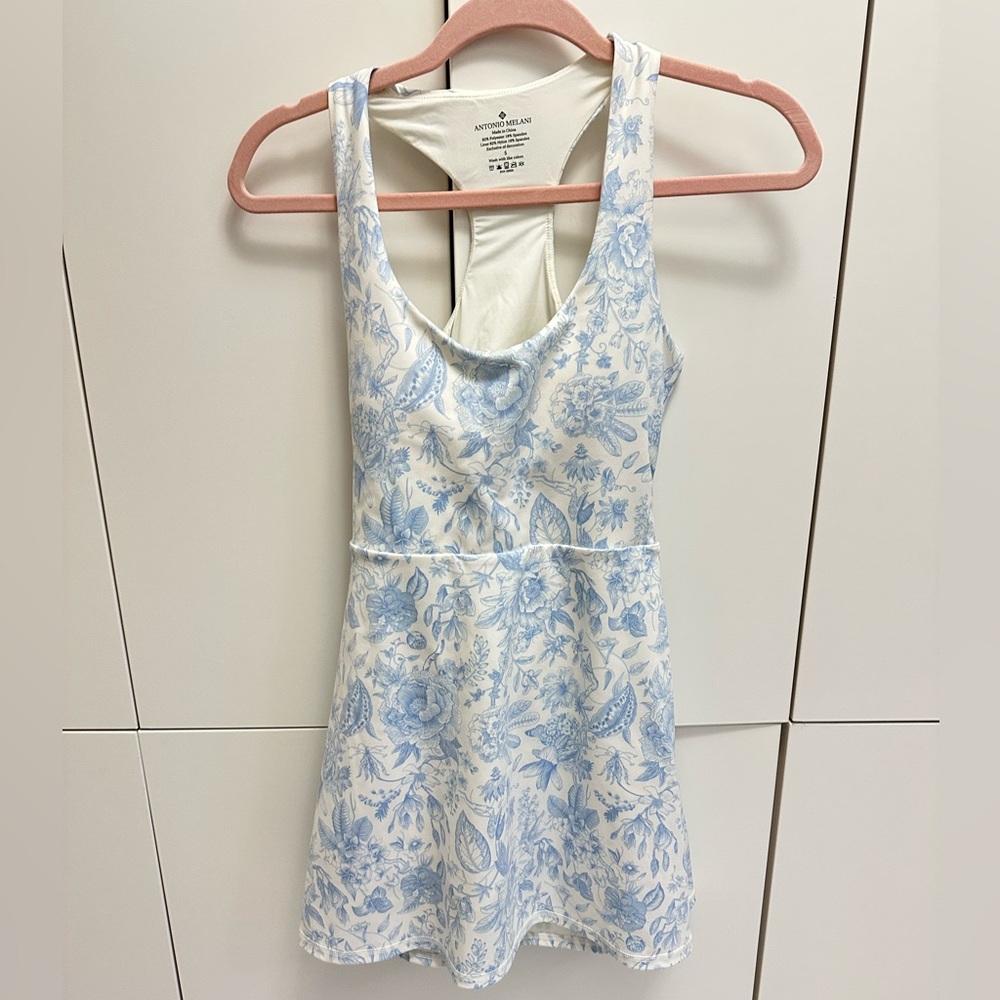 Blue and White Active Dress from Dillard